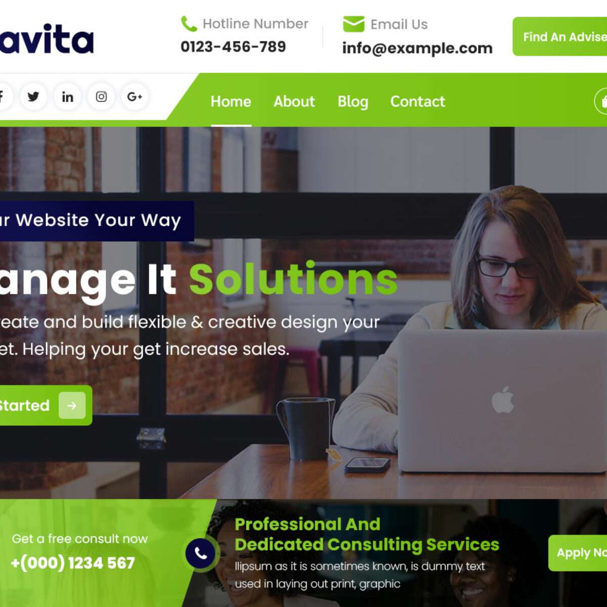 Flavita WordPress Theme