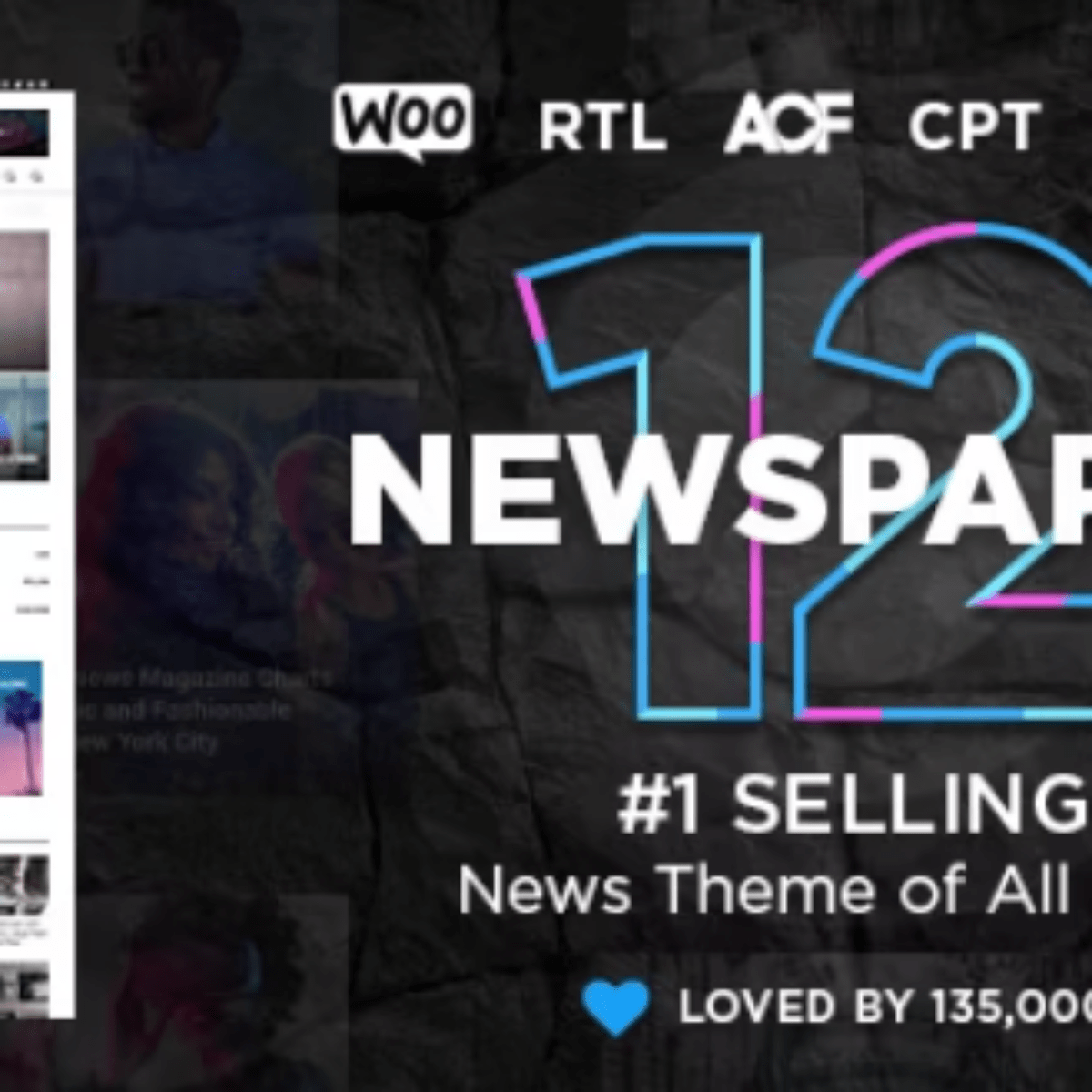 Newspaper News & WooCommerce WordPress Theme