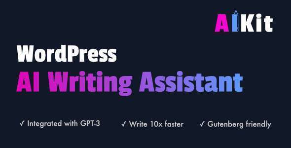 Aikit wordpress ai writing assistant using gpt 3